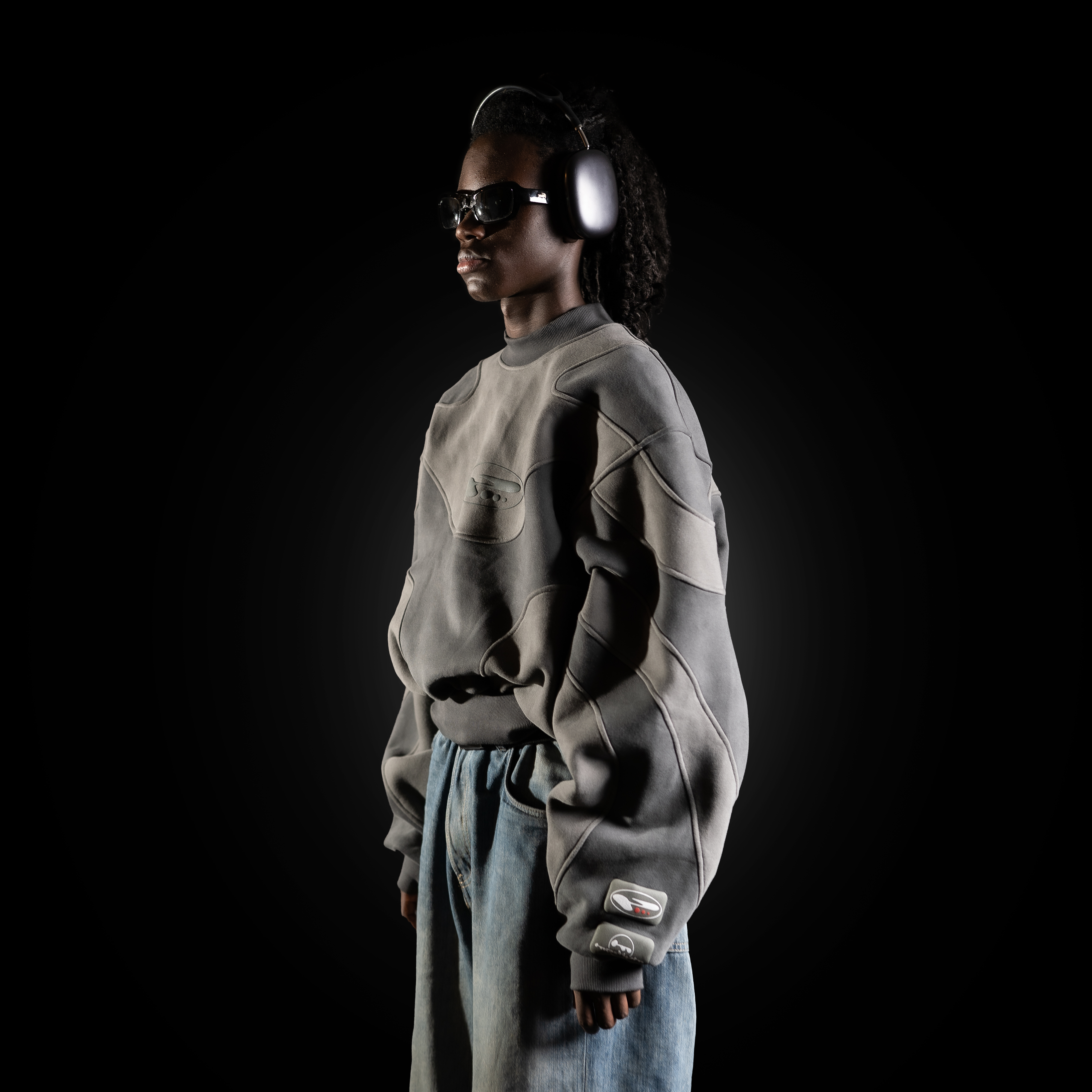 V2 ALIEN SWEATER "ASTEROID GREY"