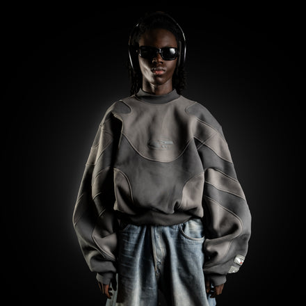 V2 ALIEN SWEATER "ASTEROID GREY"