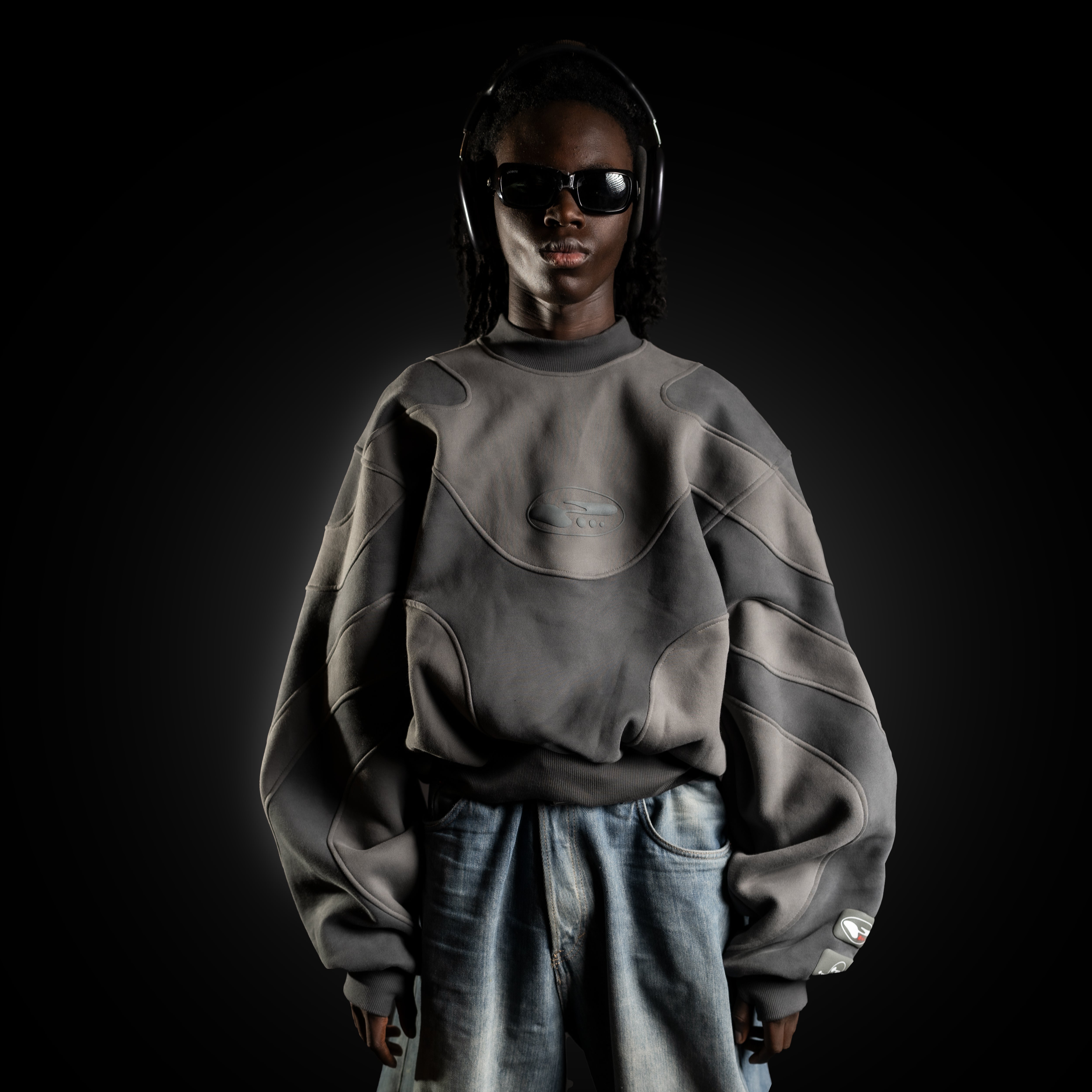 V2 ALIEN SWEATER "ASTEROID GREY"