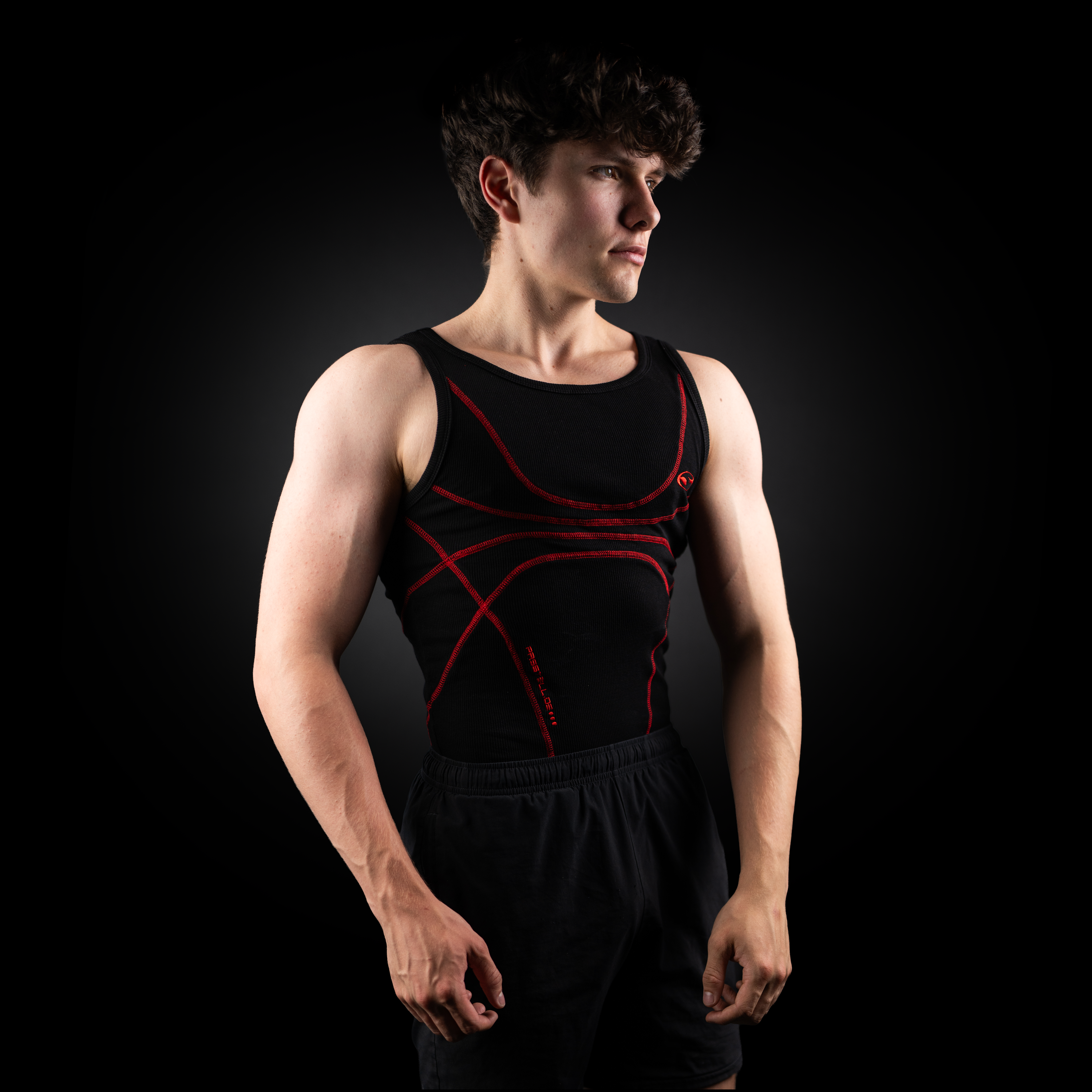 TANKTOP BLEEDING BLACK