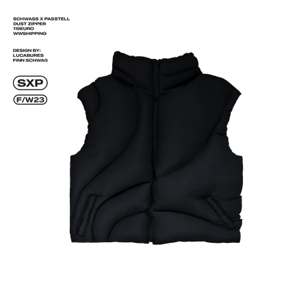 OCEAN WAVE PUFFER VEST