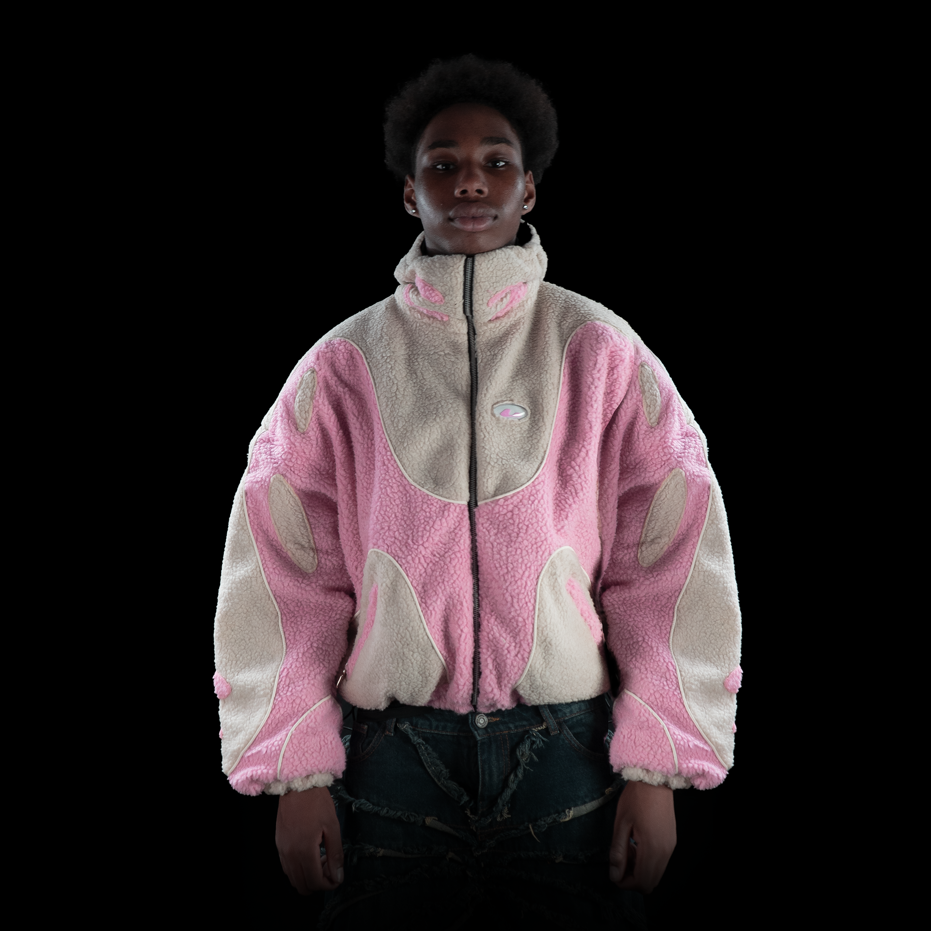 2IN1 LIGHT WEIGHT RAIN/FLEECE "COTTON CANDY"